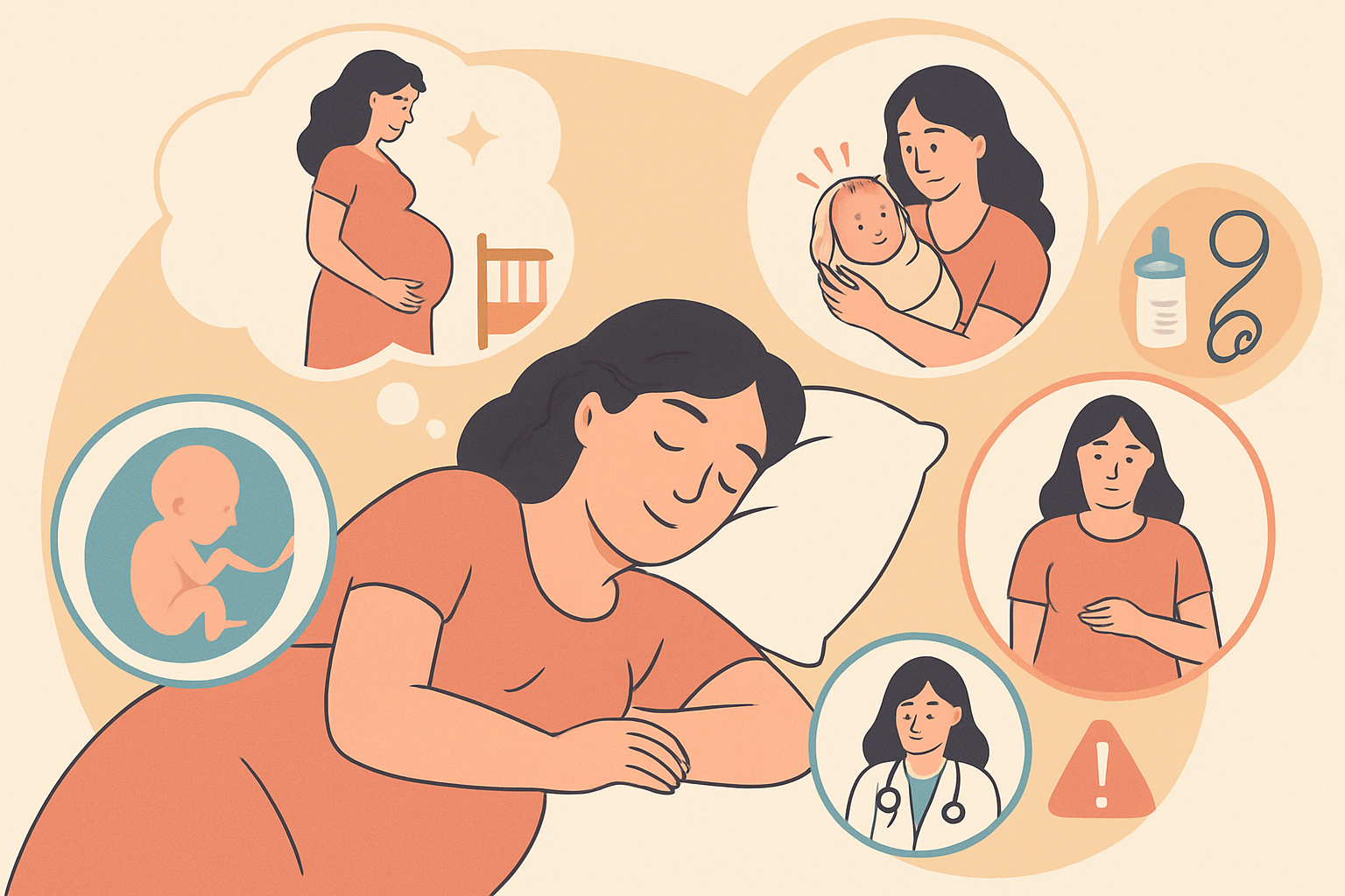 Phân tích các loại giấc mơ thai sản phổ biến